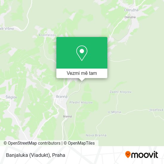 Banjaluka (Viadukt) mapa