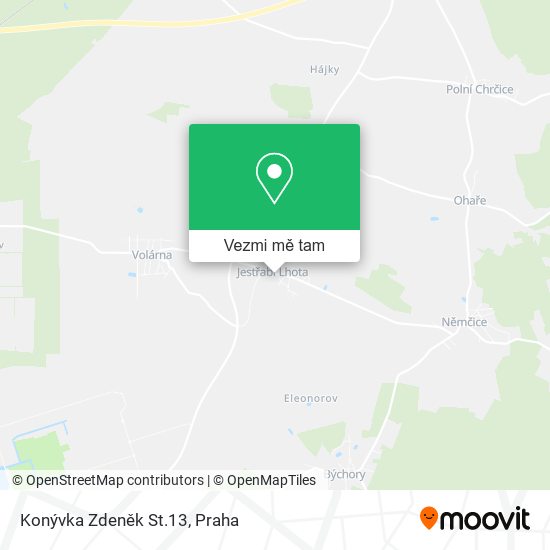 Konývka Zdeněk St.13 mapa