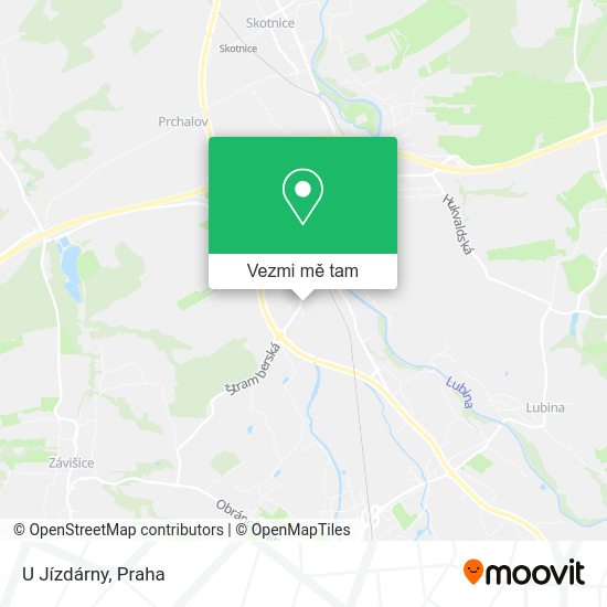 U Jízdárny mapa