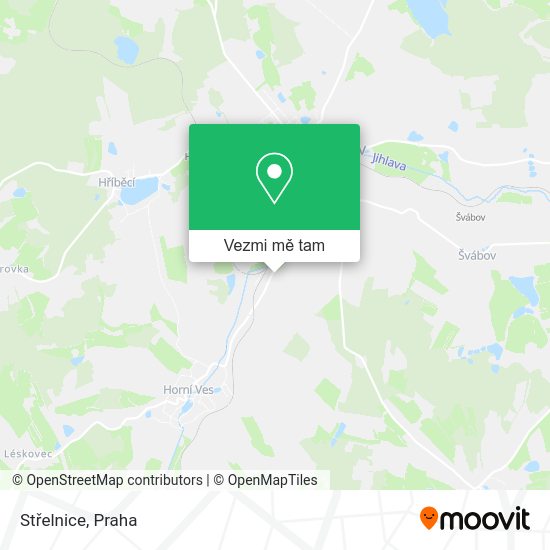 Střelnice mapa