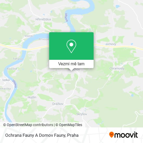 Ochrana Fauny A Domov Fauny mapa