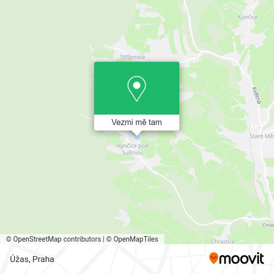 Úžas mapa