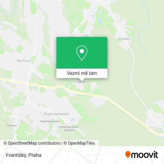 Františky mapa