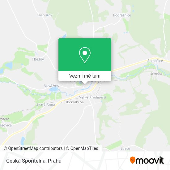 Česká Spořitelna mapa