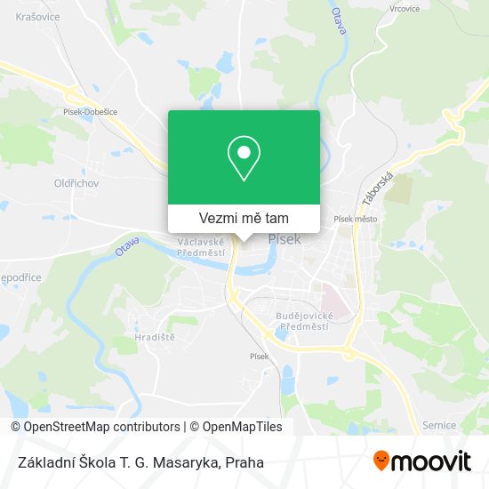 Základní Škola T. G. Masaryka mapa