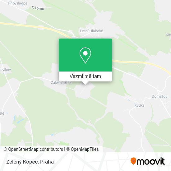 Zelený Kopec mapa