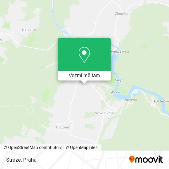 Stráže mapa