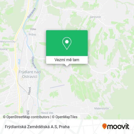 Frýdlantská Zemědělská A.S mapa
