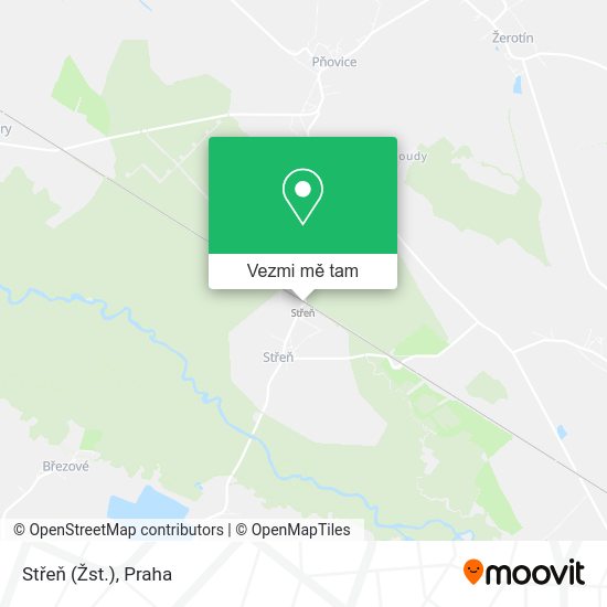Střeň (Žst.) mapa