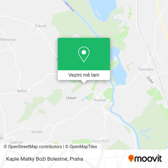Kaple Matky Boží Bolestné mapa