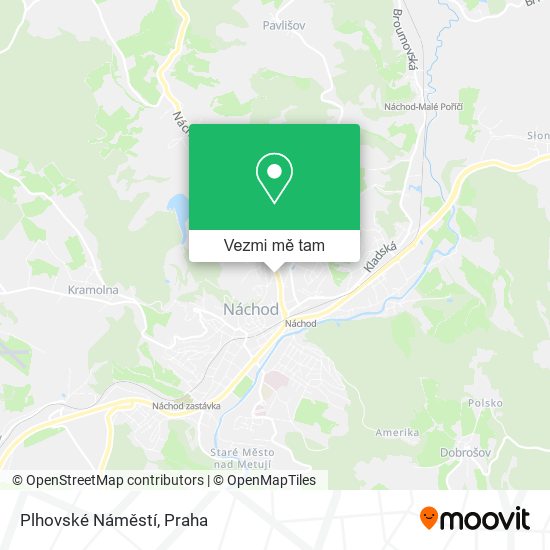 Plhovské Náměstí mapa