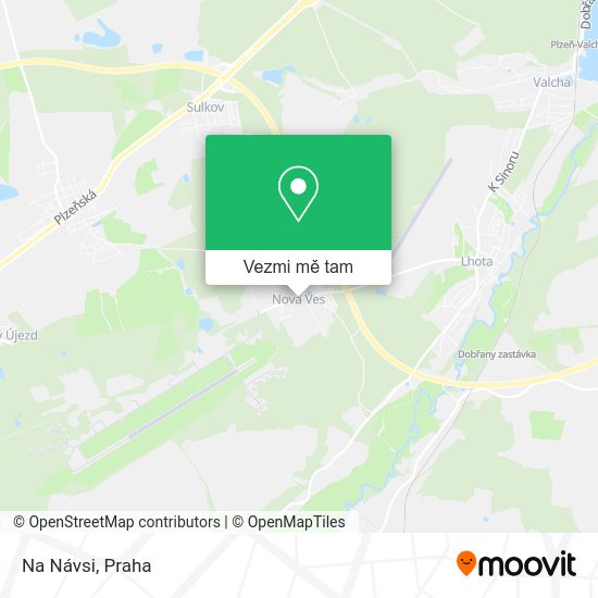 Na Návsi mapa