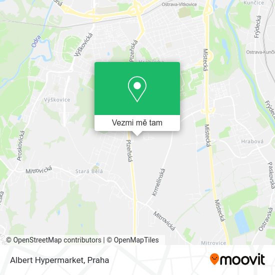 Albert Hypermarket mapa