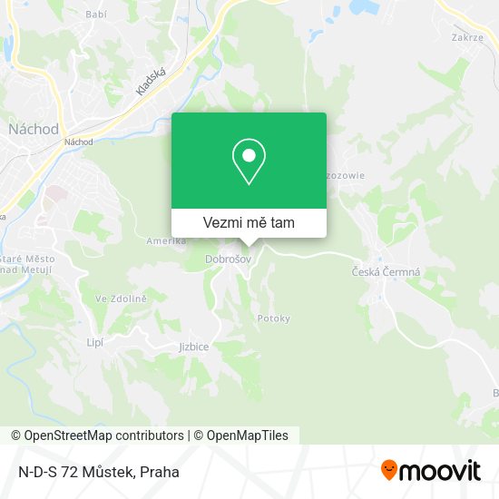 N-D-S 72 Můstek mapa