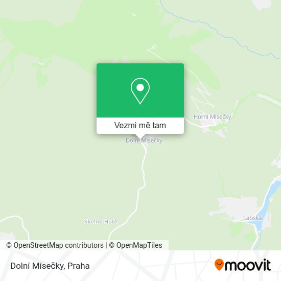 Dolní Mísečky mapa