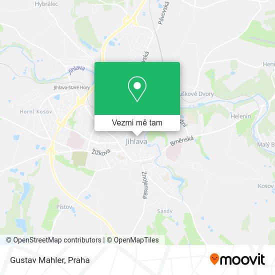 Gustav Mahler mapa