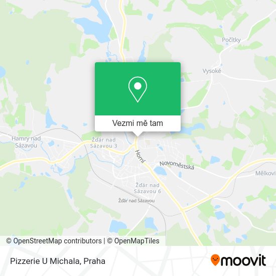 Pizzerie U Michala mapa
