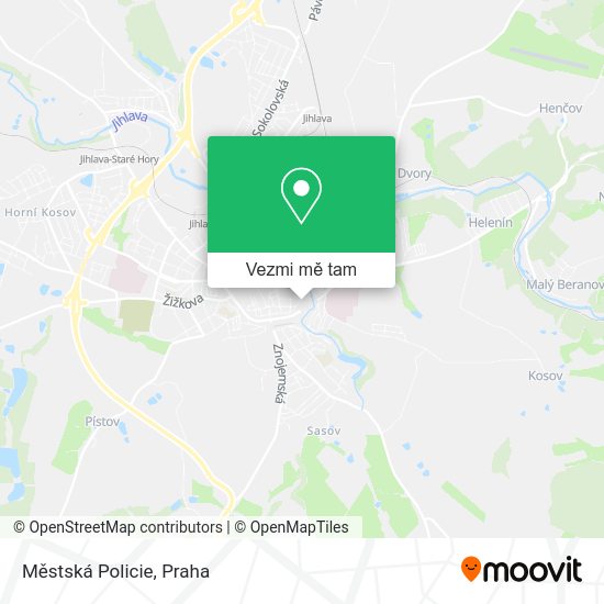 Městská Policie mapa