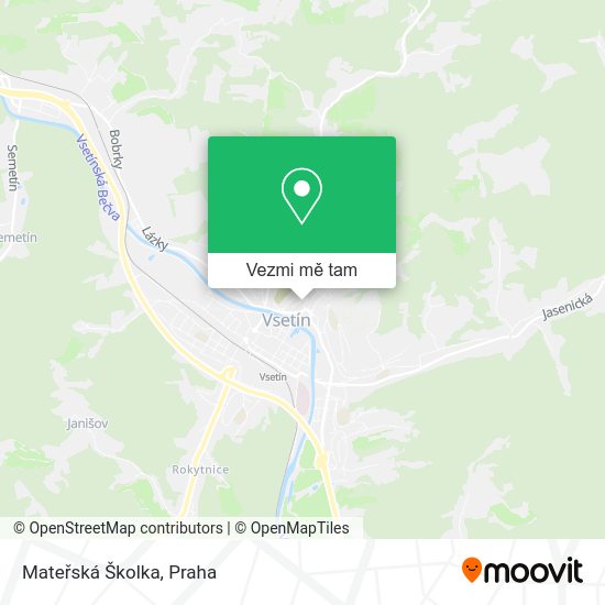 Mateřská Školka mapa