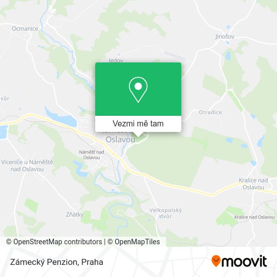 Zámecký Penzion mapa