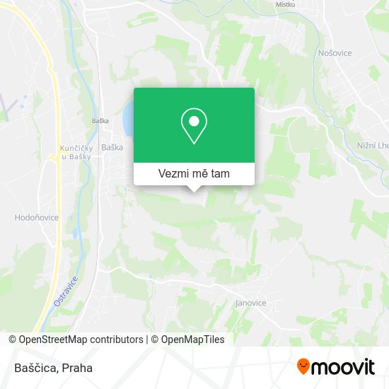 Baščica mapa