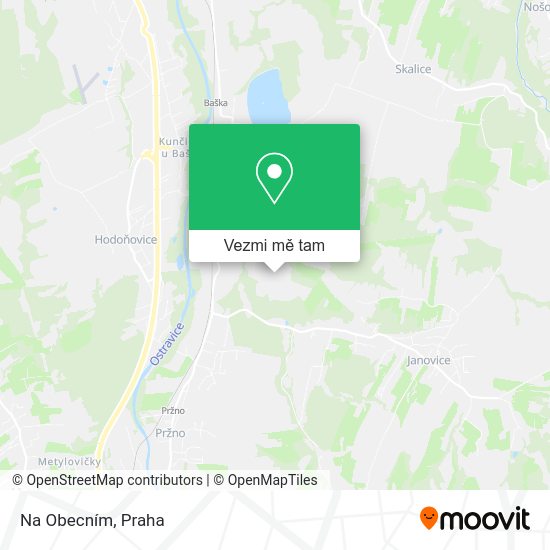 Na Obecním mapa