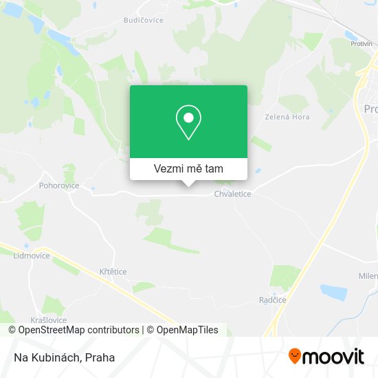 Na Kubinách mapa