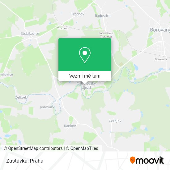Zastávka mapa