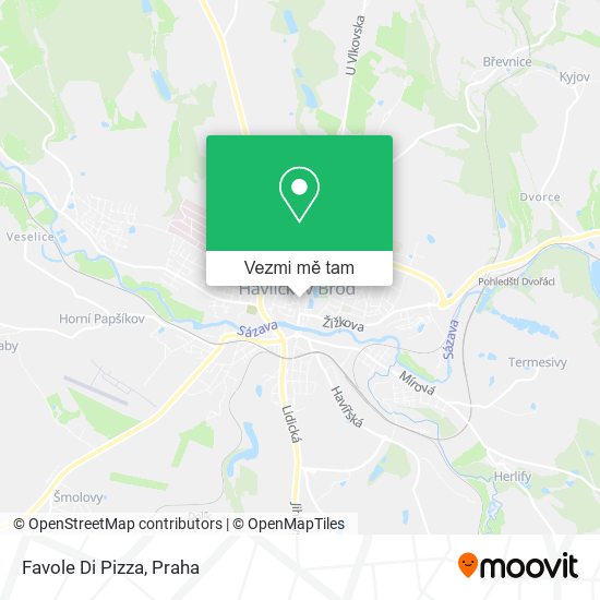 Favole Di Pizza mapa