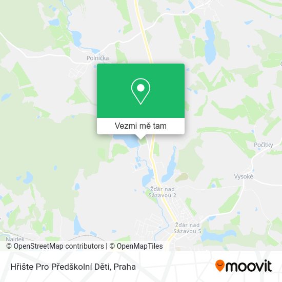 Hřište Pro Předškolní Děti mapa