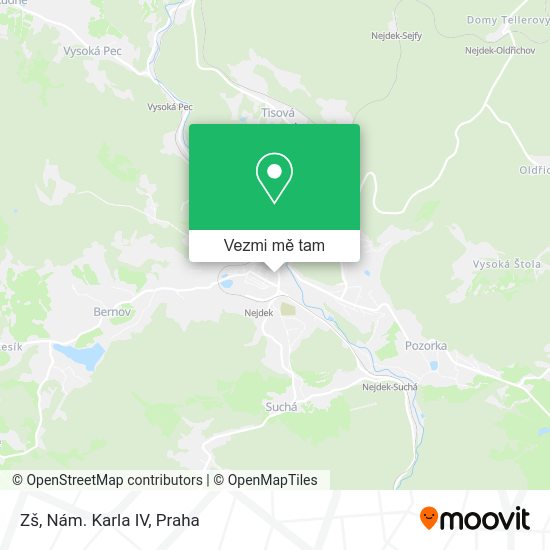 Zš, Nám. Karla IV mapa