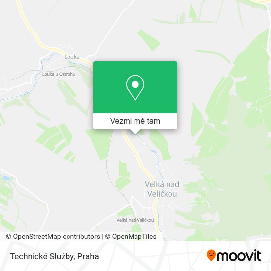 Technické Služby mapa