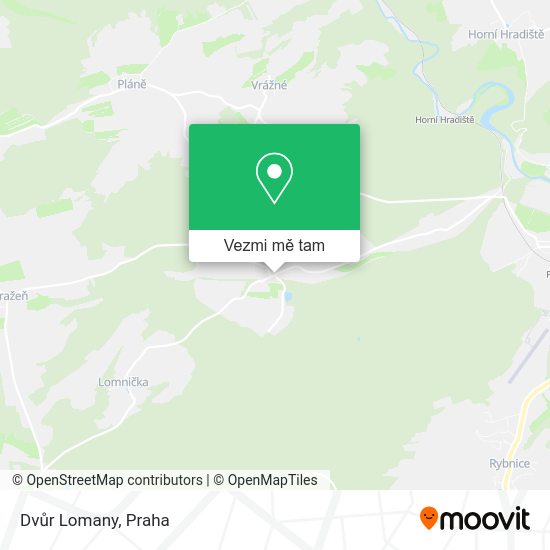 Dvůr Lomany mapa