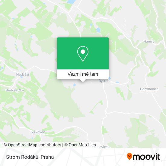 Strom Rodáků mapa
