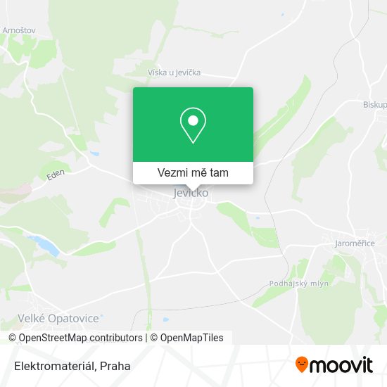 Elektromateriál mapa