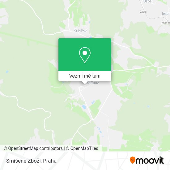 Smíšené Zboží mapa