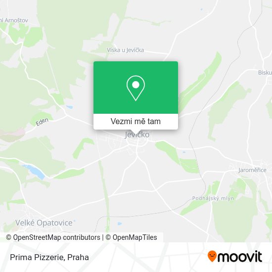 Prima Pizzerie mapa