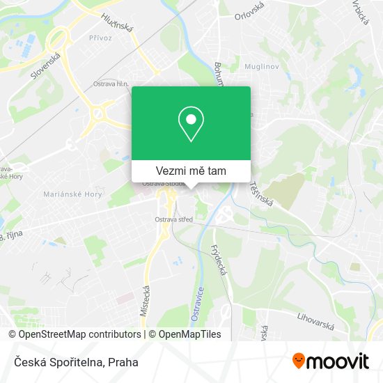 Česká Spořitelna mapa