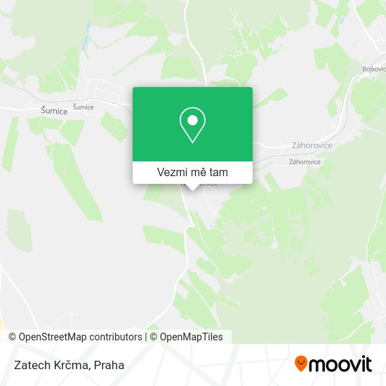 Zatech Krčma mapa