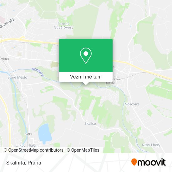 Skalnitá mapa