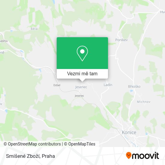 Smíšené Zboží mapa