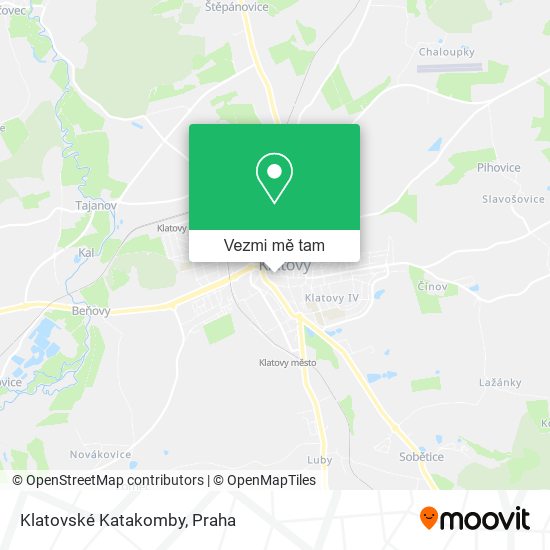 Klatovské Katakomby mapa
