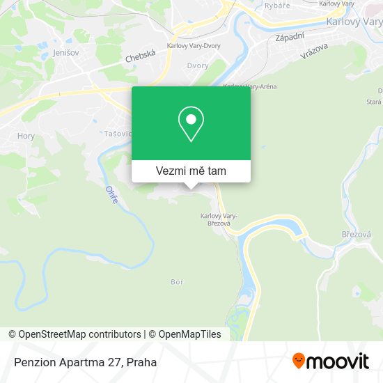 Penzion Apartma 27 mapa
