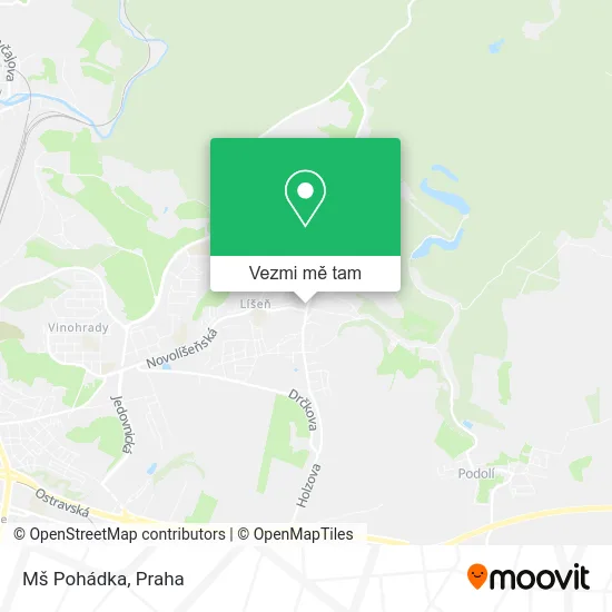 Mš Pohádka mapa