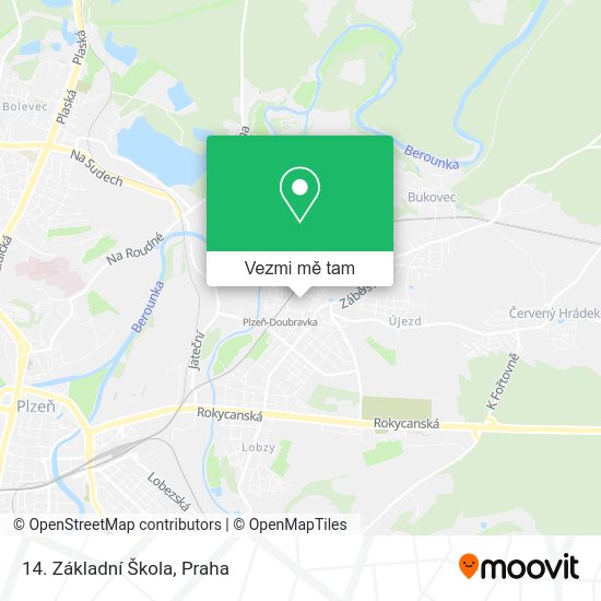 14. Základní Škola mapa