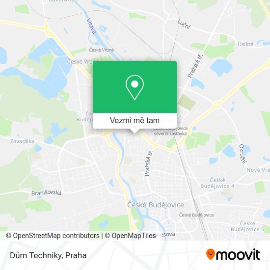 Dům Techniky mapa