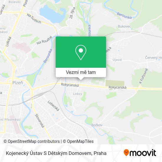 Kojenecký Ústav S Dětským Domovem mapa
