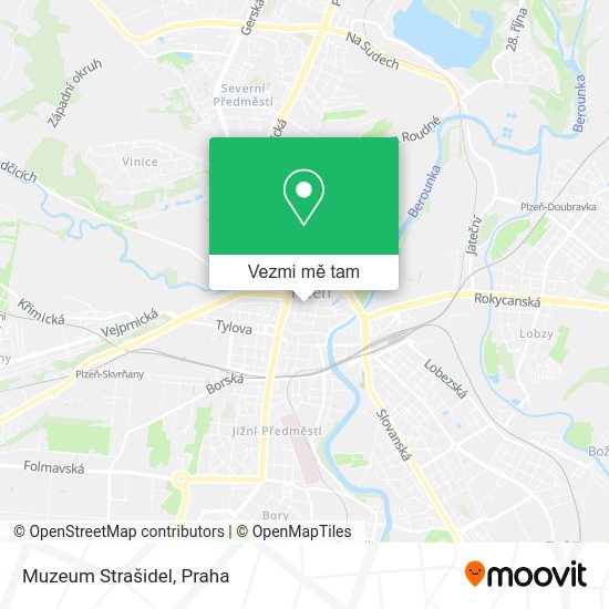 Muzeum Strašidel mapa