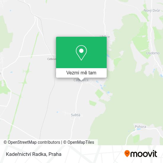 Kadeřnictví Radka mapa