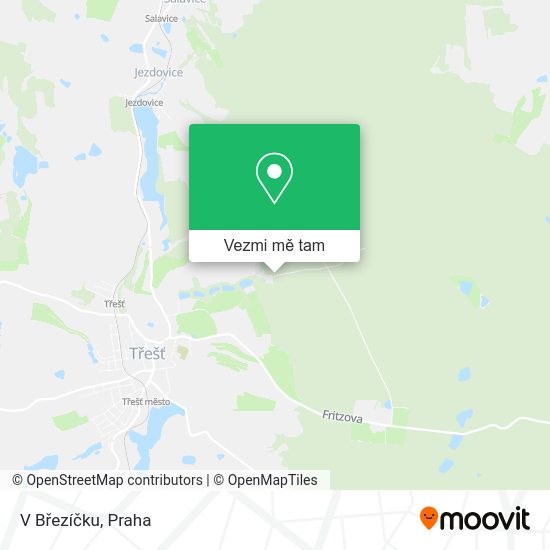 V Březíčku mapa